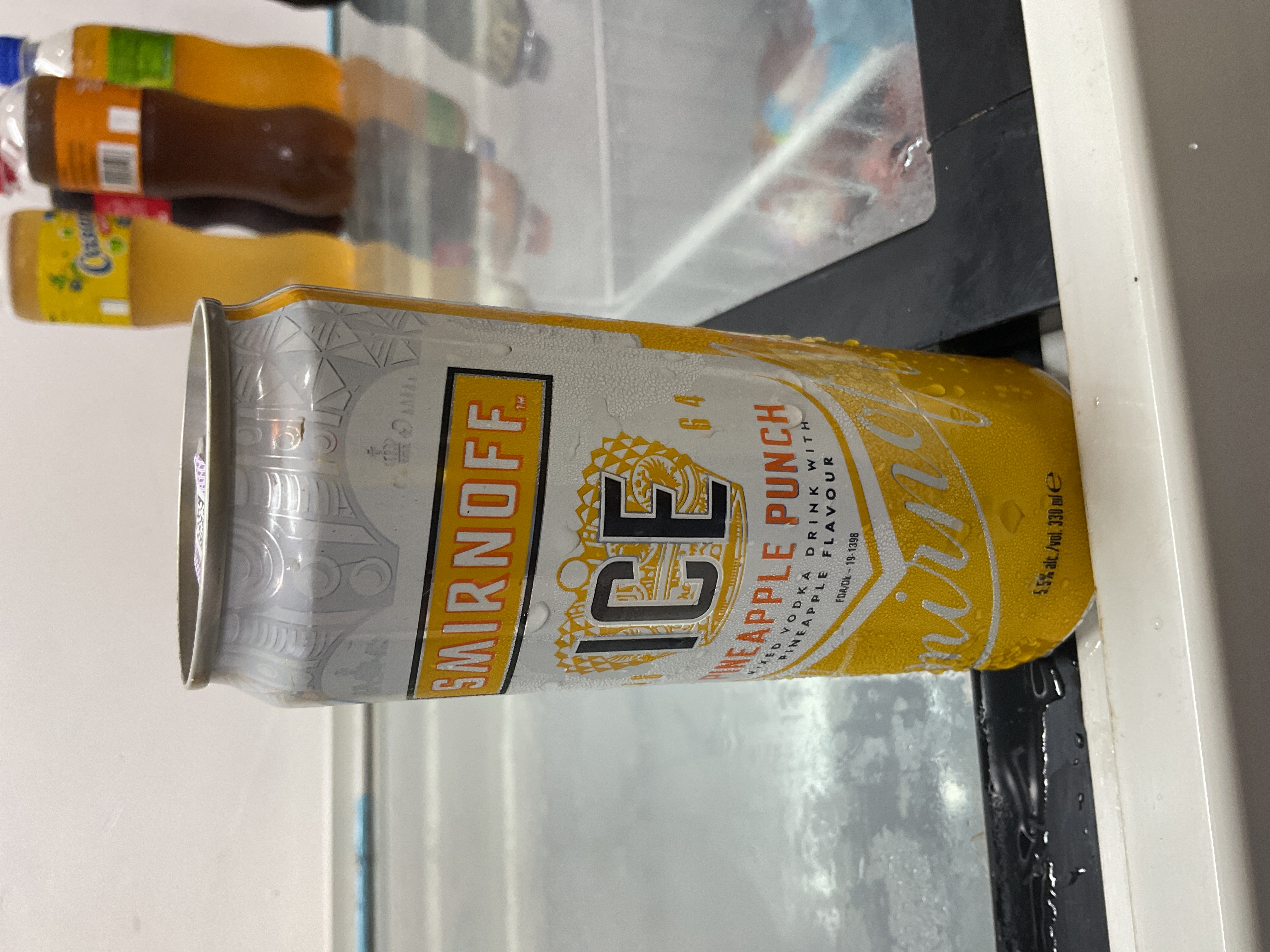 Smirnoff ice can